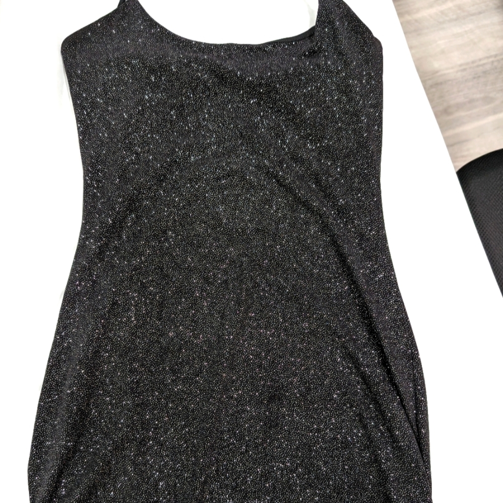 Black Glittery Dress
